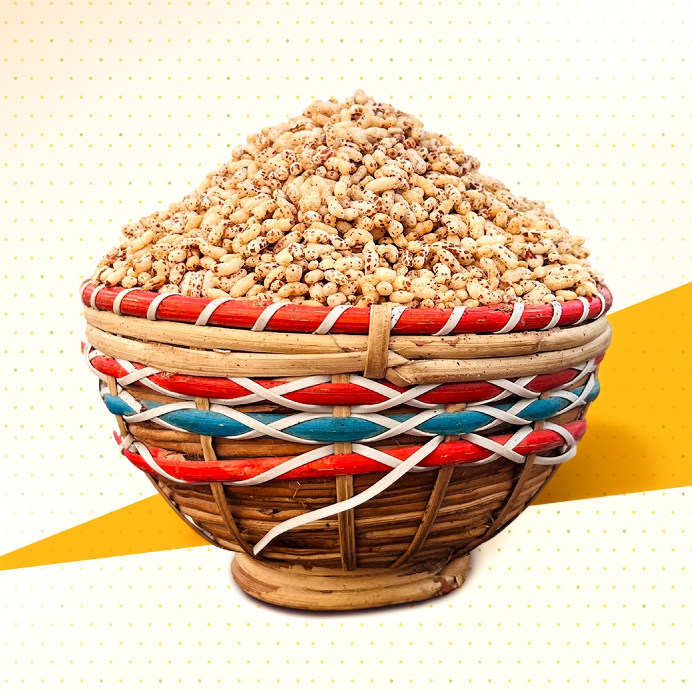 হাতে ভাজা লাল চাউলের মুড়ি (ফাইবার যুক্ত) - ১ কেজি